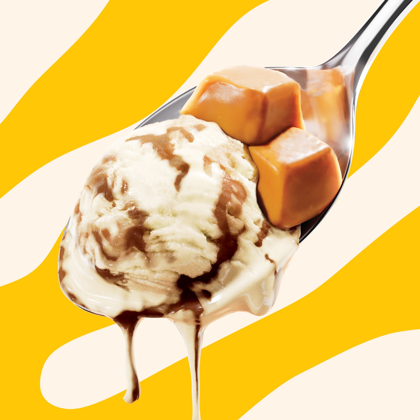 Familienpackung Karamell-Toffee-Eis