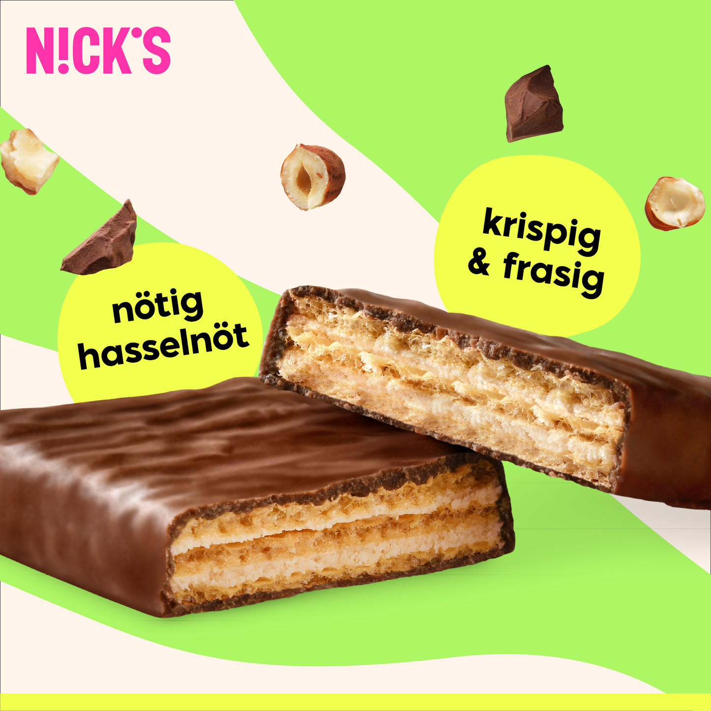 Proteinwaffel Haselnuss