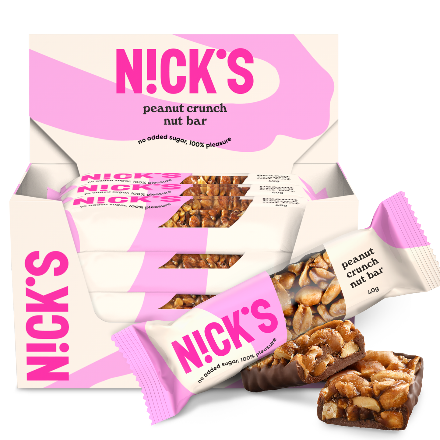 Nussriegel Erdnuss Crunch 12 x 40g