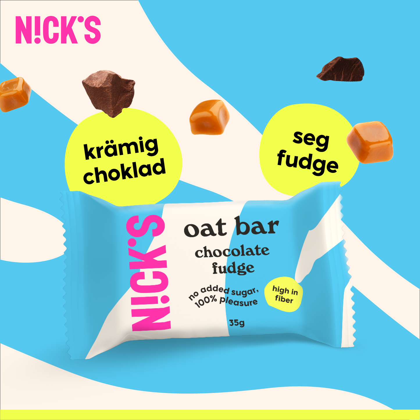 Haferriegel Schokolade Fudge 12x35g