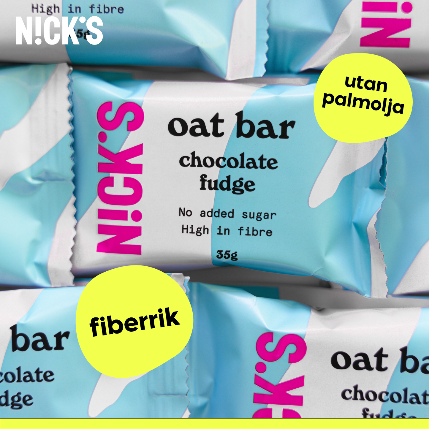 Haferriegel Schokolade Fudge 12x35g