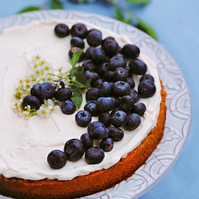 Healthy Blueberry Cake no Added sugar.