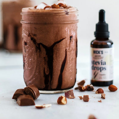 Healthy Chocolate Banana Smoothie.