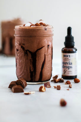 Healthy Chocolate Banana Smoothie.