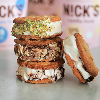 Ice Cream Cookies without added sugar.