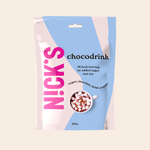 Package of chocolate flavored Chocodrink powder. 