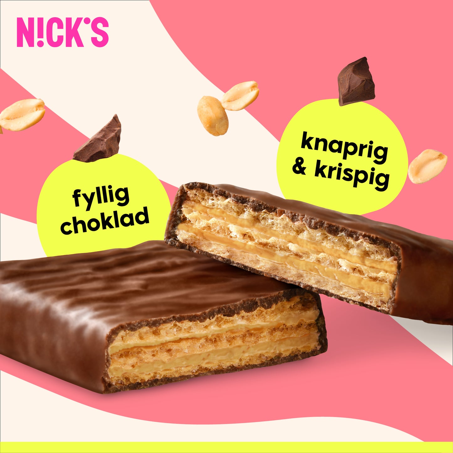 Proteinwaffel Erdnussbutter