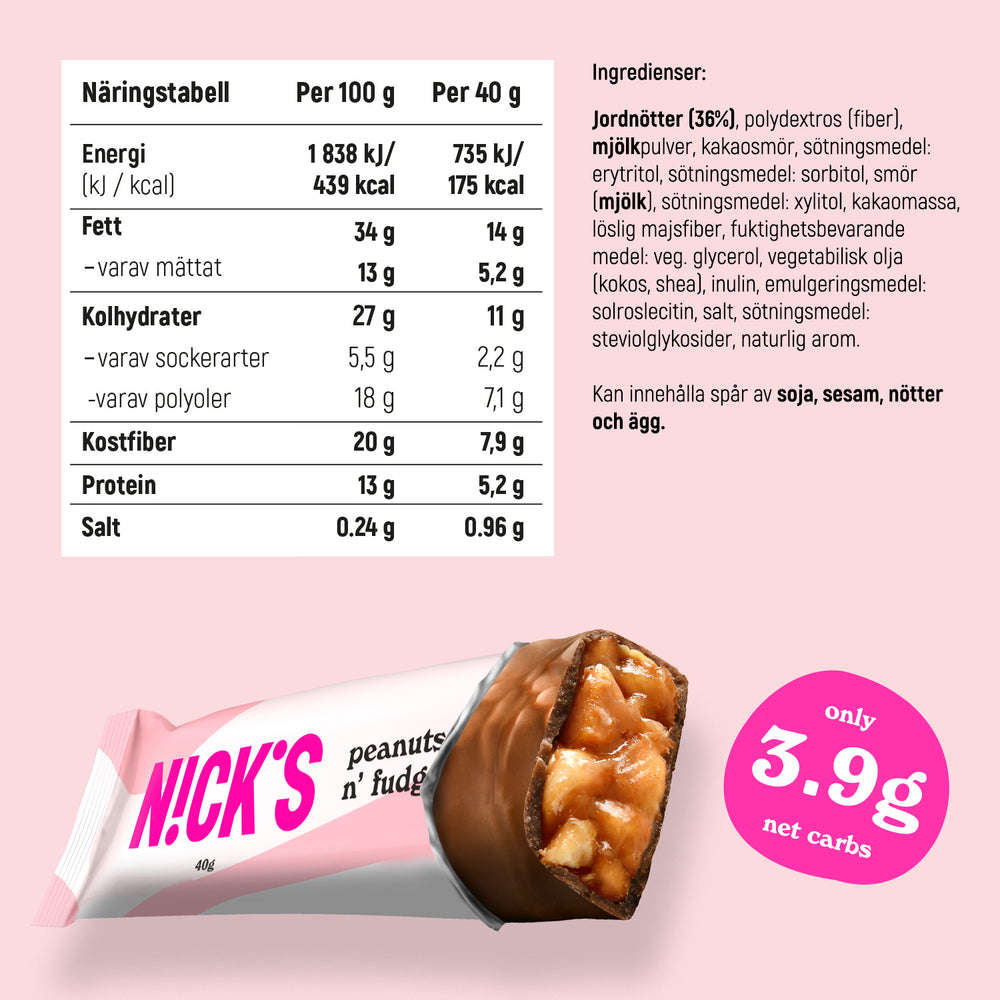 Erdnüsse und Fudge 15 x 40 g